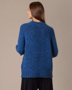 Kilcarra Tweed Funnel Neck Sweater -Celtic & Co Store 204790