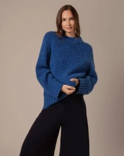 Kilcarra Tweed Funnel Neck Sweater -Celtic & Co Store 204791