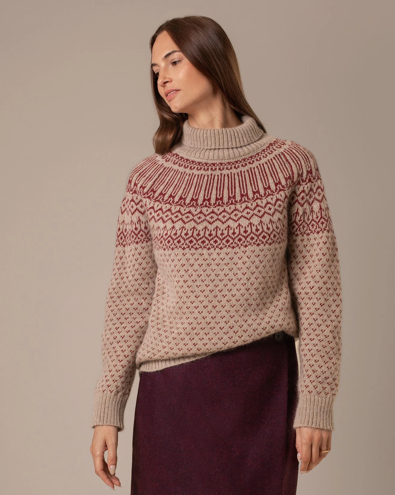 Heritage Fair Isle Roll Neck Sweater 9 Heritage Fair Isle Roll Neck Sweater - Image 7
