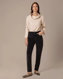 Slim Straight Leg Trousers