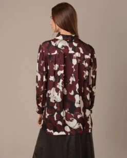 Pleated Black Blouse -Celtic & Co Store 204830