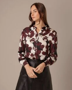 Pleated Black Blouse -Celtic & Co Store 204831