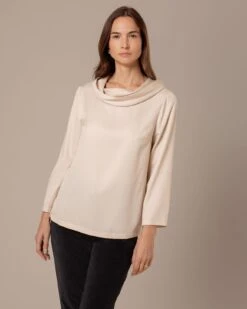 Drape Cowl Neck Top