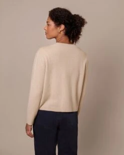 Organic Cotton Boxy Cardigan -Celtic & Co Store 204942