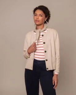 Organic Cotton Boxy Cardigan -Celtic & Co Store 204944