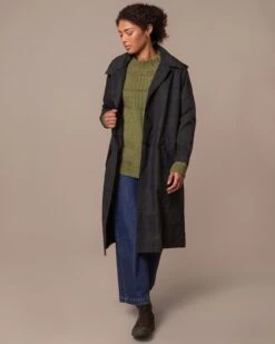 Waxed Cotton Trench Coat -Celtic & Co Store 204953