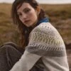 Float Stitch Yoke Donegal Sweater -Celtic & Co Store 206353
