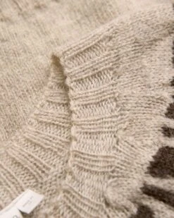 British Wool Chevron Yoke Cardigan -Celtic & Co Store 206678