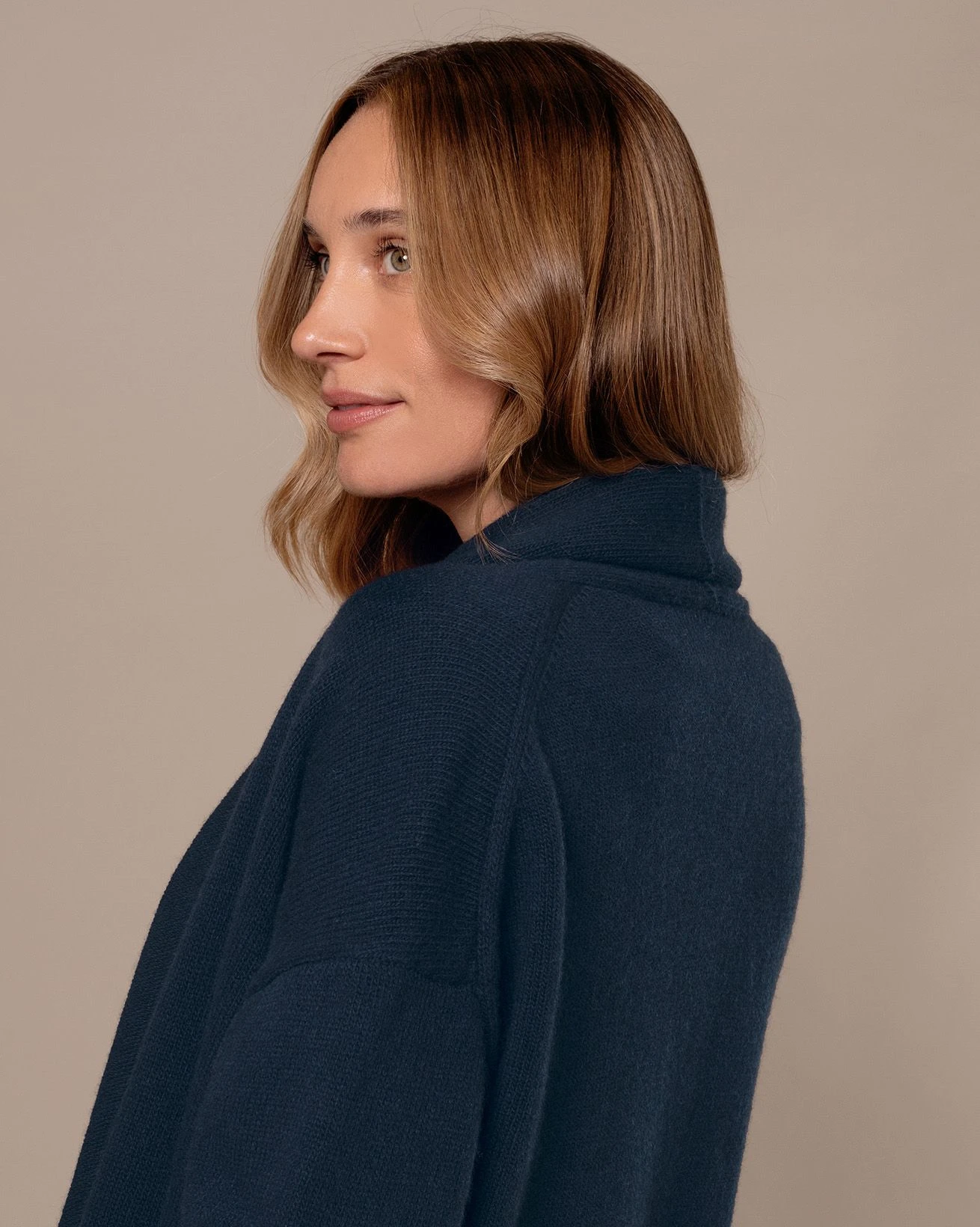 Lambswool Shawl Collar Cardigan 6 Lambswool Shawl Collar Cardigan - Image 4