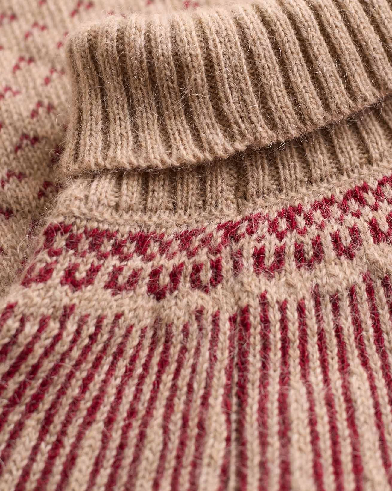 Heritage Fair Isle Roll Neck Sweater 5 Heritage Fair Isle Roll Neck Sweater - Image 3