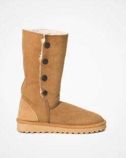 Popper Shearling Boots - Calf Height 11 Popper Shearling Boots - Calf Height -Celtic & Co Store 76919