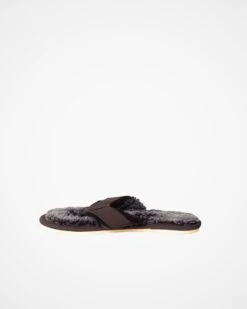 Ladies Shearling Flip Flops 10 Ladies Shearling Flip Flops -Celtic & Co Store 77103